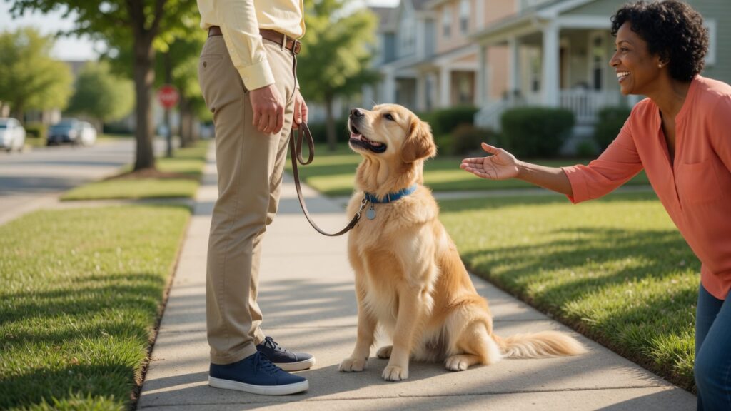 Stop Dog Barking at People, Strangers & Guests