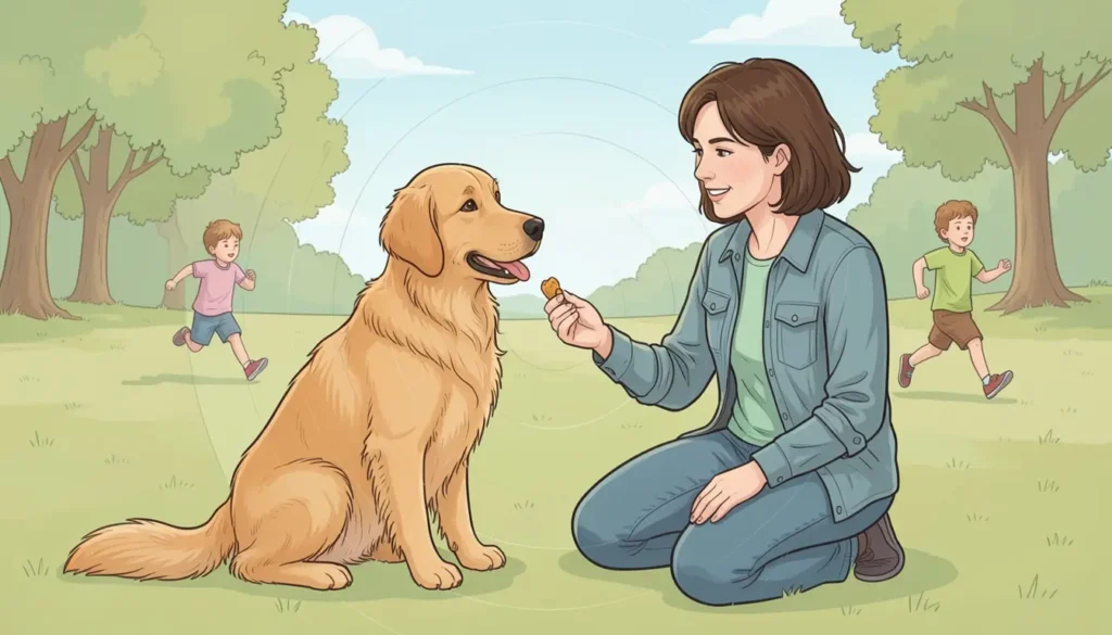 Stop a Dog from Barking at Children