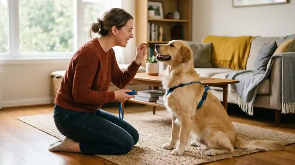 A clicker training tool 