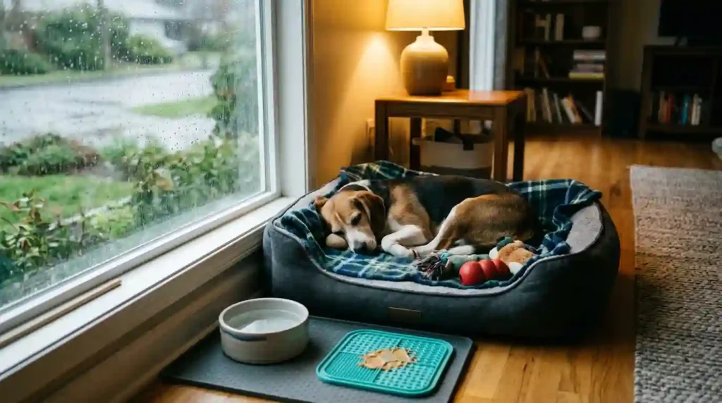 Calm Safe Space for Dog