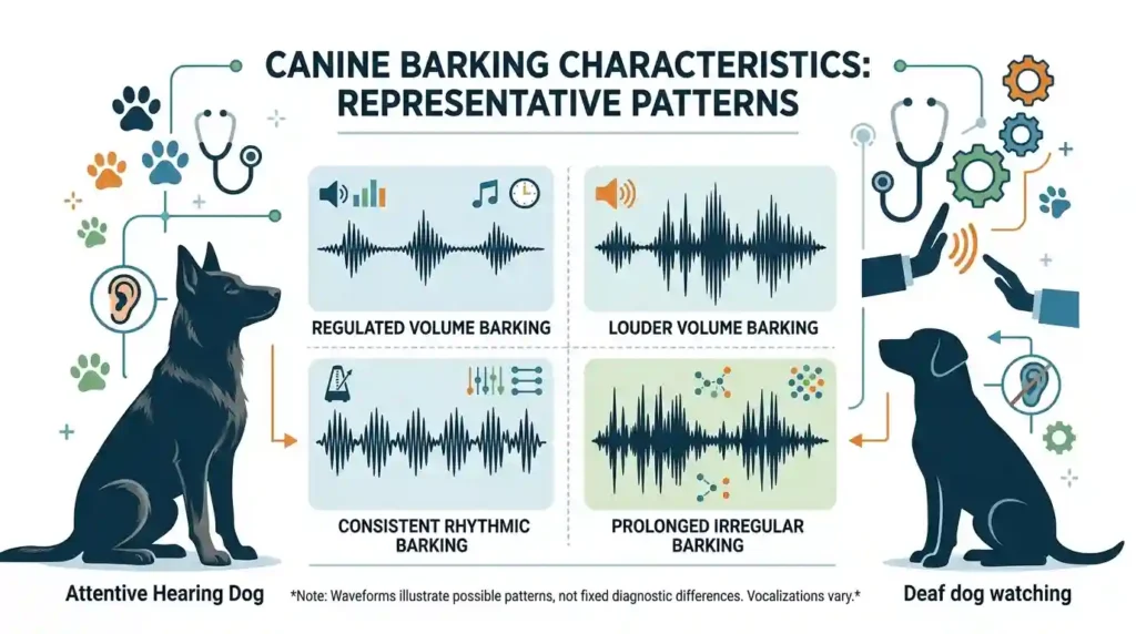 Deaf Dog’s Bark May Sound Different