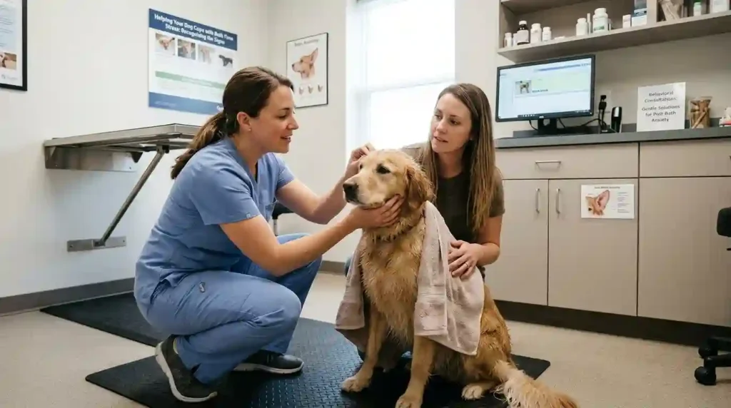certified trainer or veterinary behaviorist 