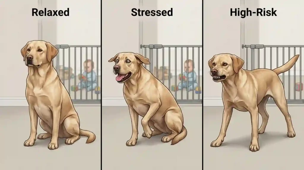 Canine body language comparison