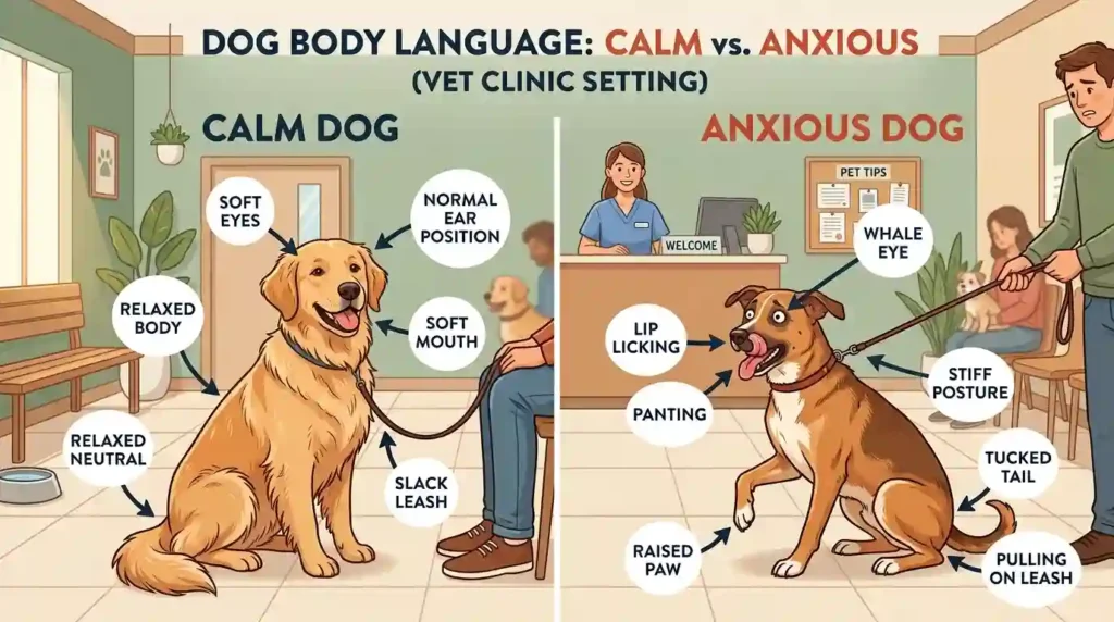 Dog Body Language at the Vet
