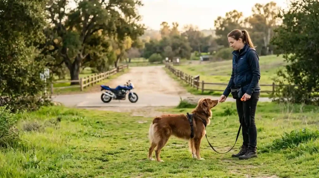 Dog handler counterconditioning