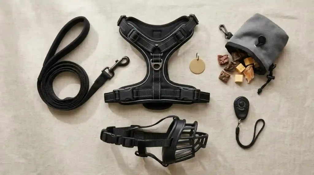 Safe walking equipment for dog