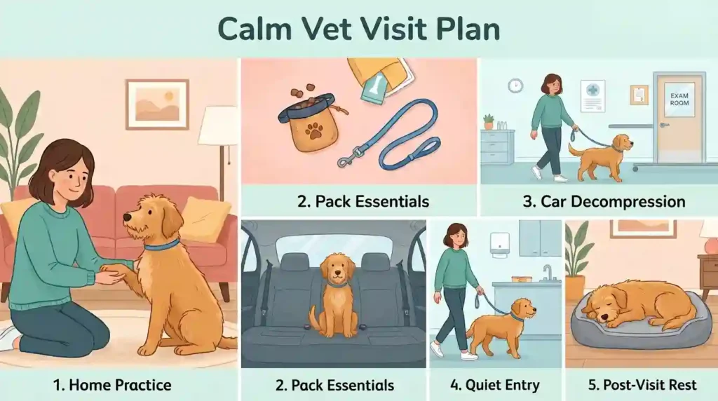 Step-by-Step Vet Visit Plan for a Barking Dog