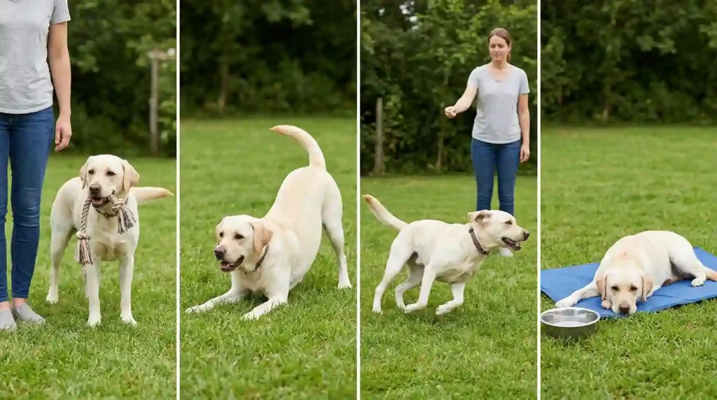 Dog arousal levels during play
