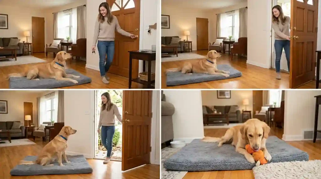 Dog owner training sequence