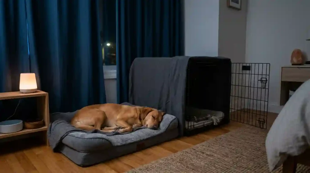 ideal canine sleeping environment