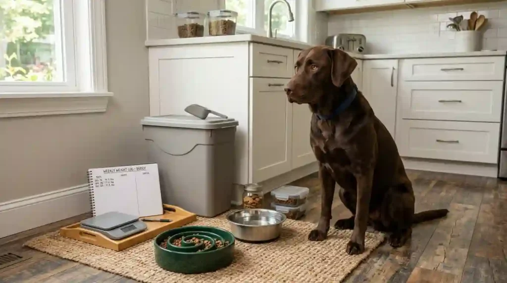 how much do labs eat