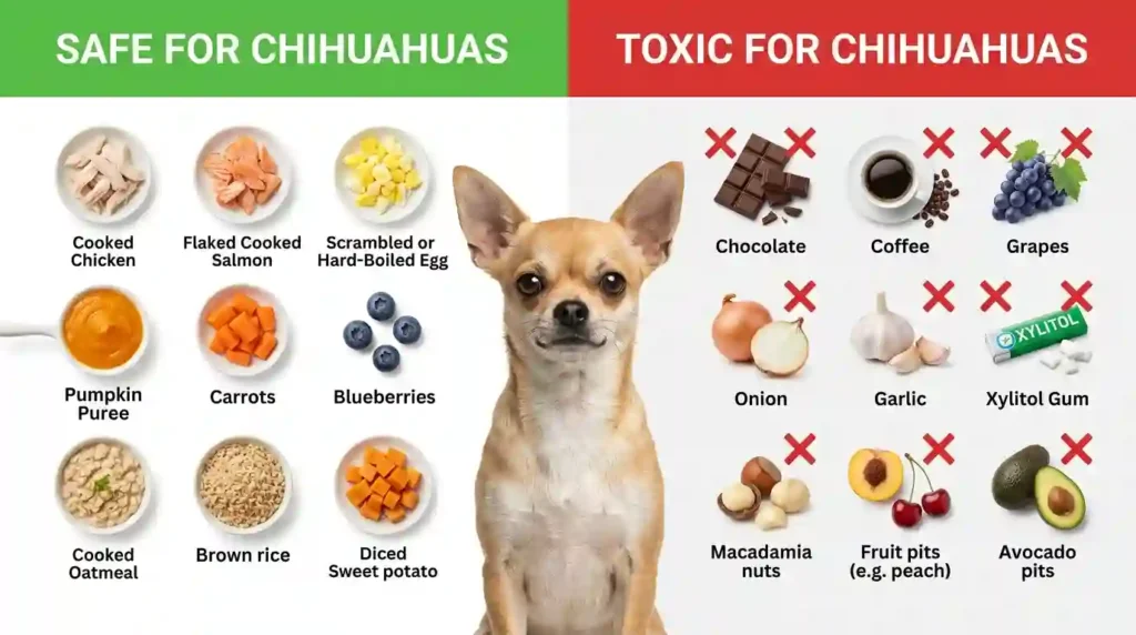 how much should a chihuahua eat in a day