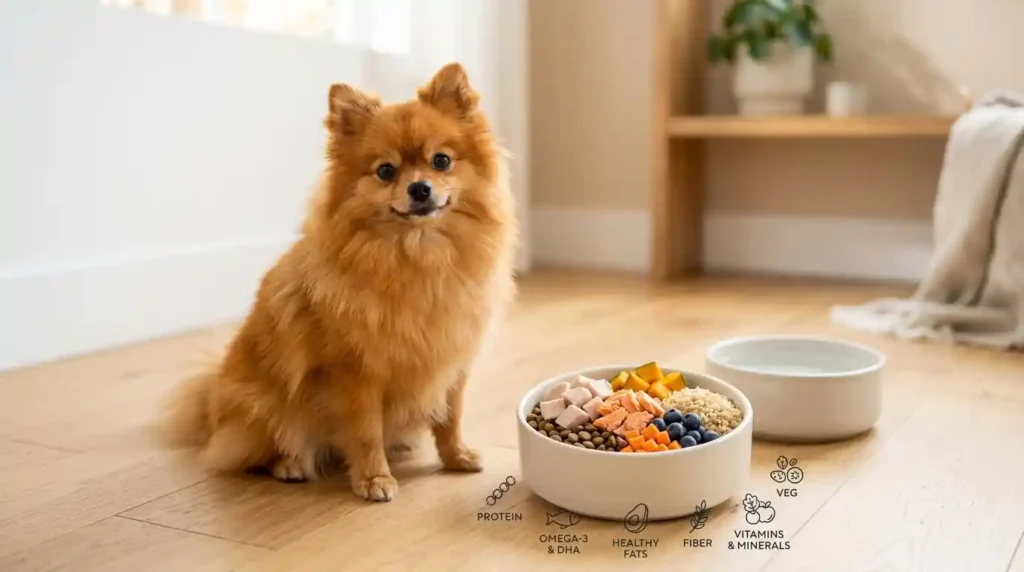 what does a pomeranian eat