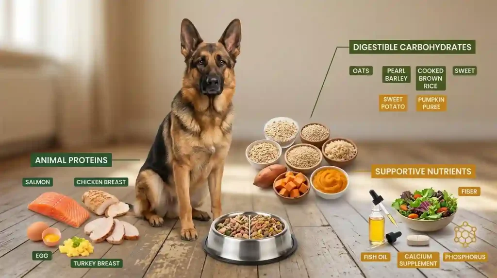 what is a good dog food for german shepherds
