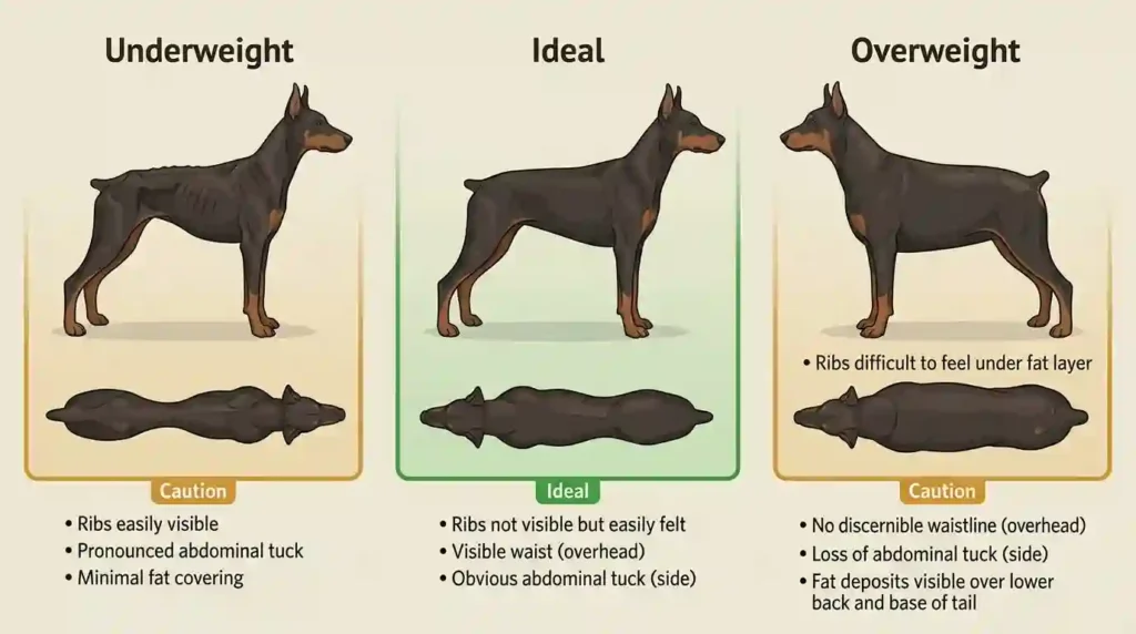 what to feed a doberman pinscher