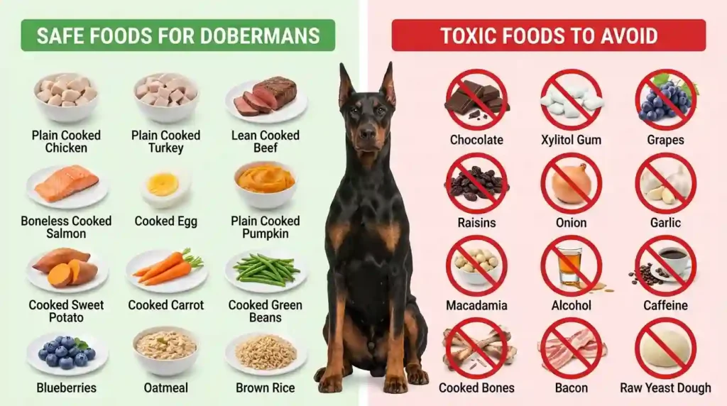 what to feed doberman puppy