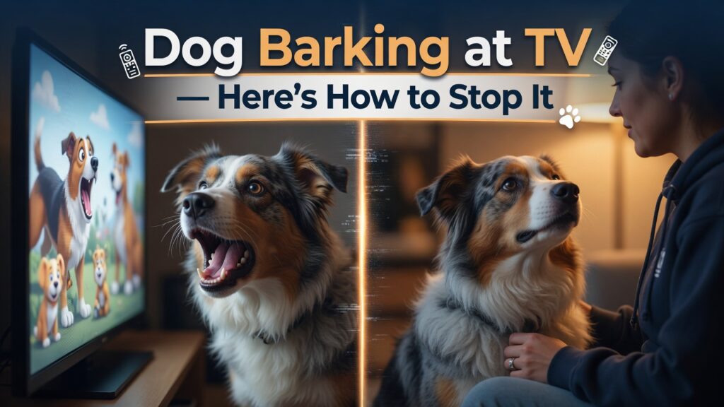 Dog Barking at TV Animals How to Stop It (Complete Guide)