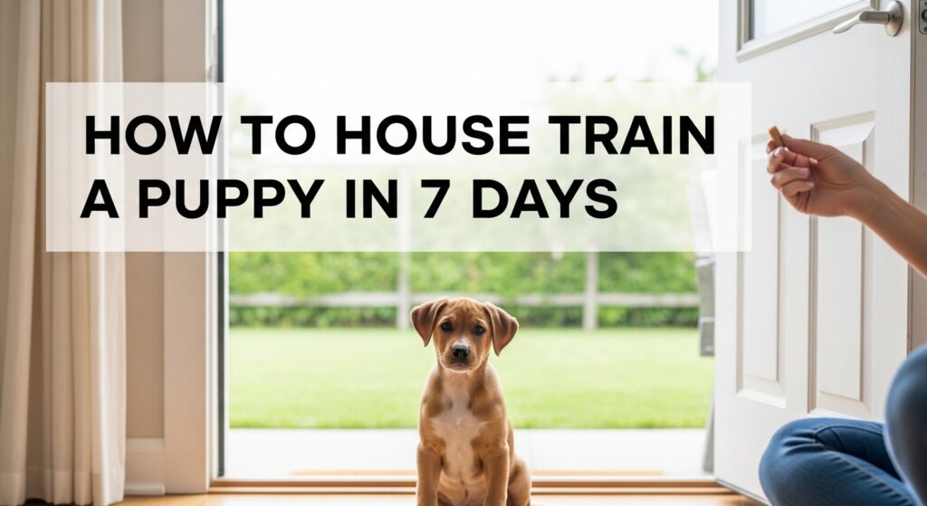 How to House Train a Puppy in 7 Days A Practical, Realistic Plan That Works