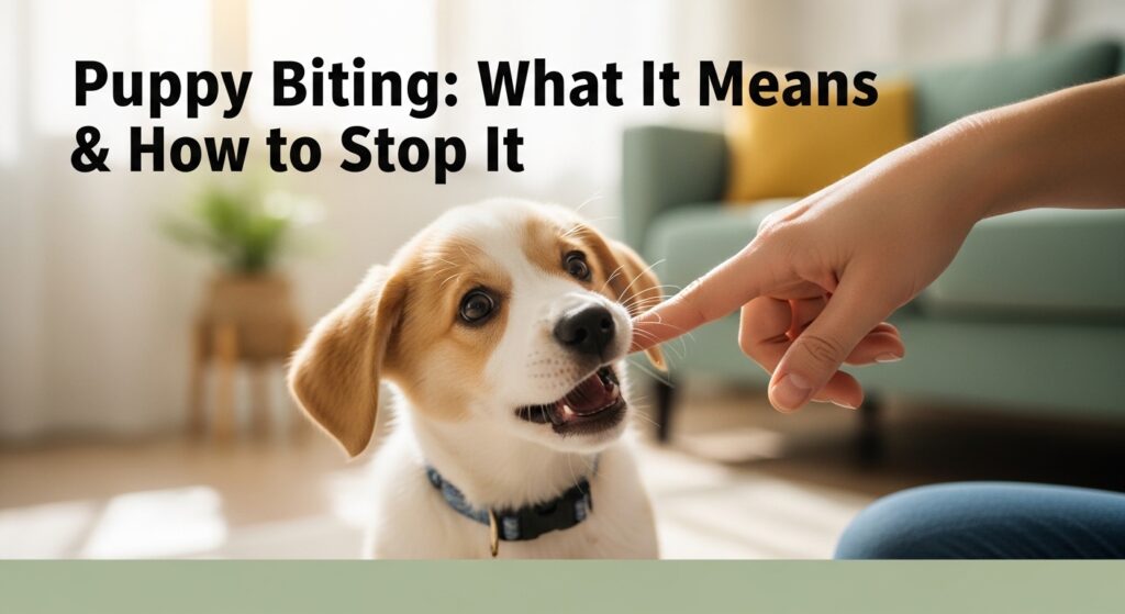 Puppy Biting What It Means and How to Stop It (Complete Owner's Guide)