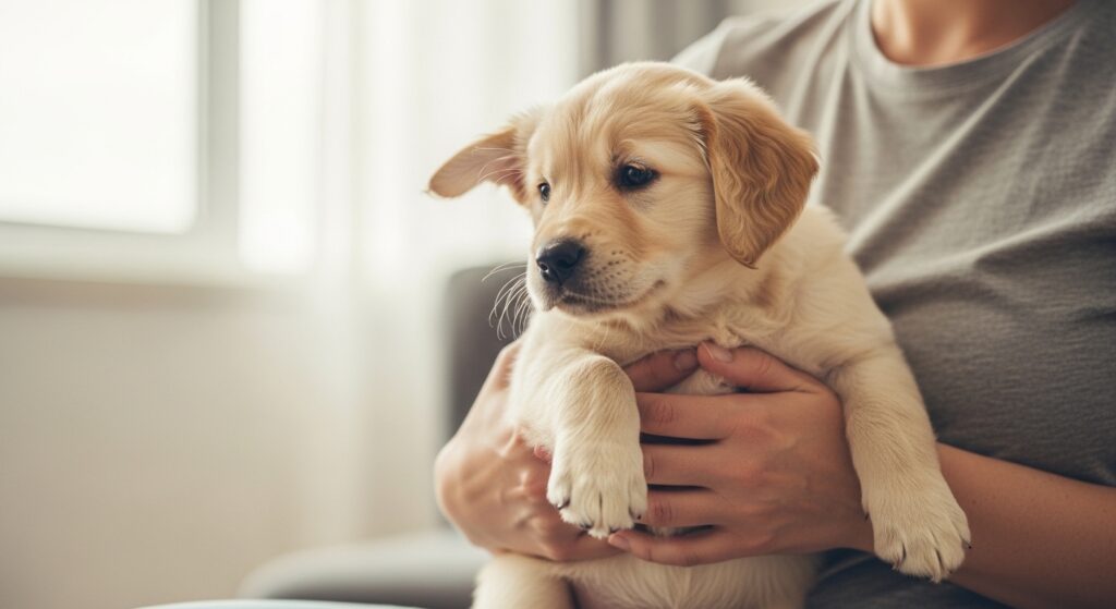 Puppy Growling When Picked Up