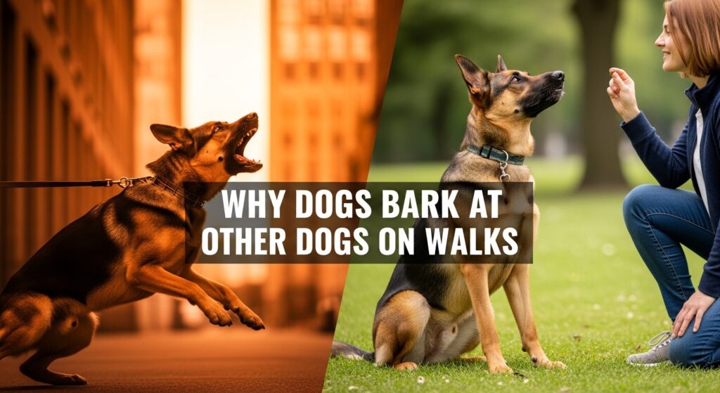 Why Dogs Bark at Other Dogs on Walks