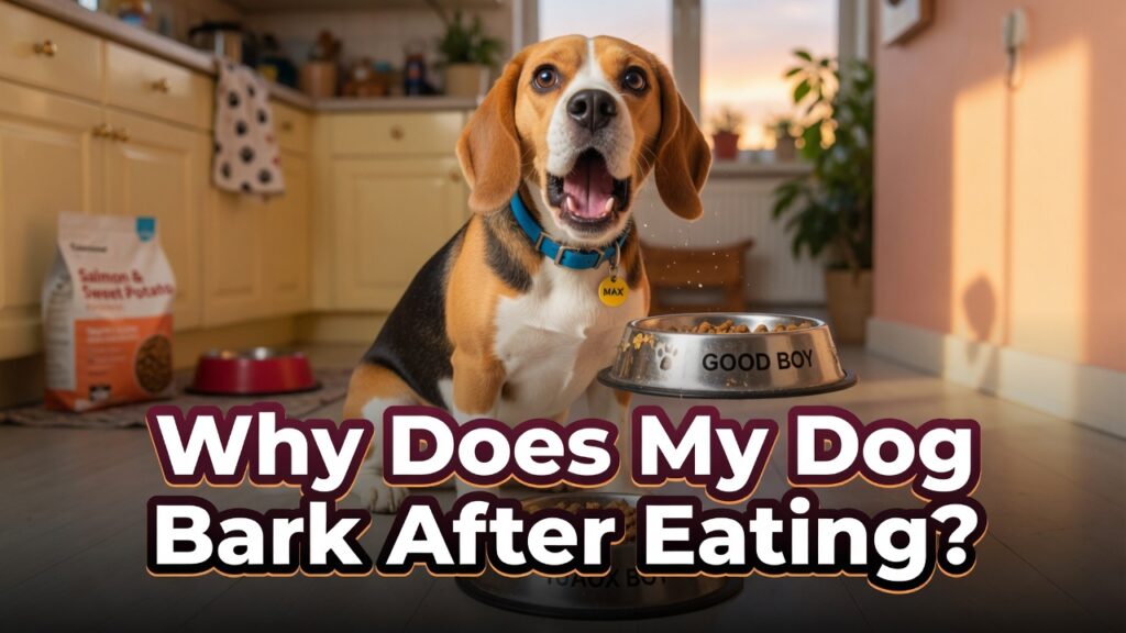 Dog Barking After Eating What It Means, Why It Happens & How to Stop It