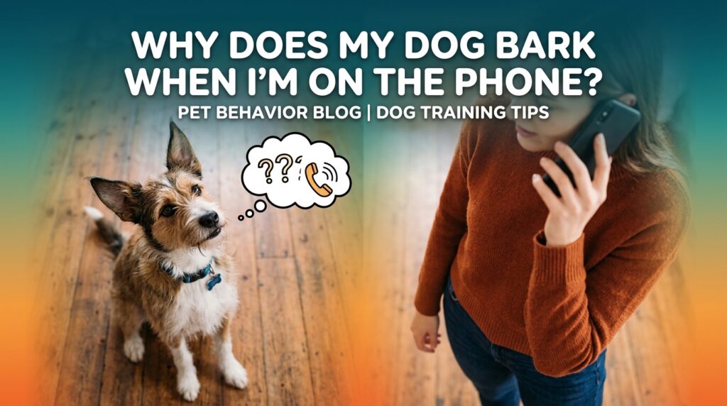 Why Does My Dog Bark When I Talk on the Phone