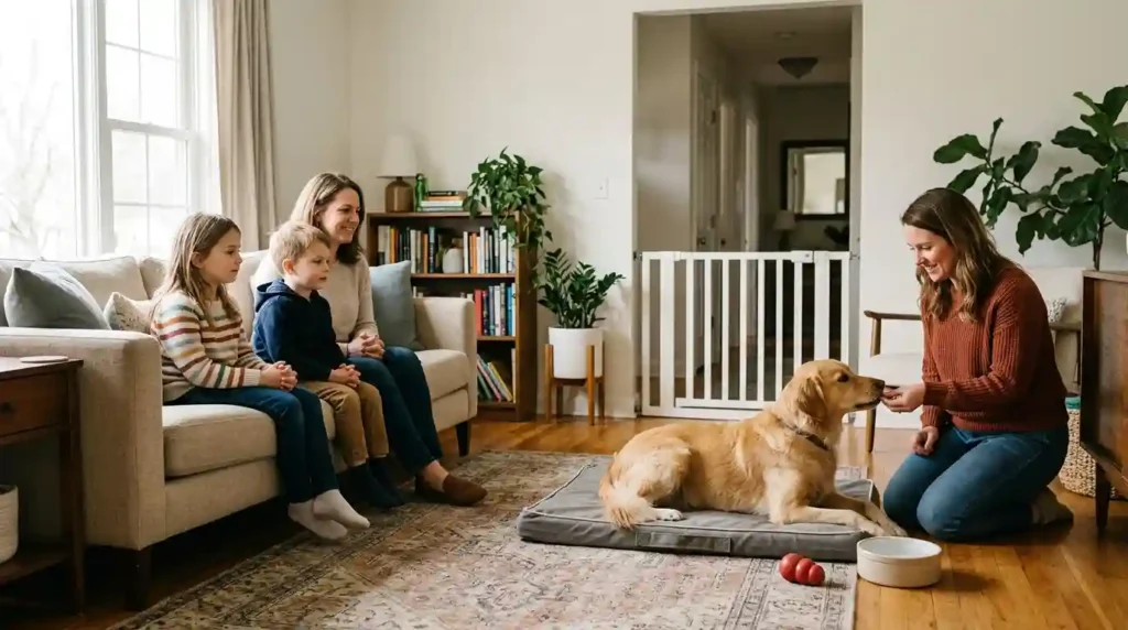 Dog Barking When Children Visit the Home
