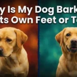 Dog Barking at Its Own Feet or Tail