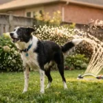 Dog Barking at Sprinklers or Running Water