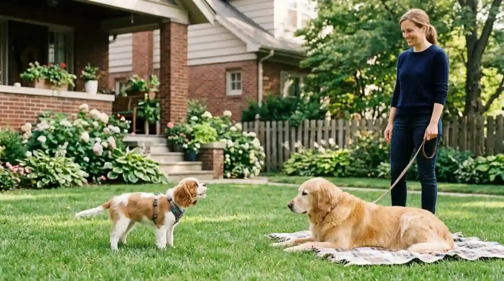 Why Does My Puppy Bark at Older Dogs