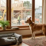 Dog Barking at Construction Sounds Nearby