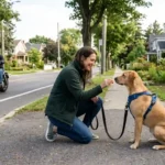 Dog Barking at Motorcycles