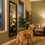 Dog Barking at Reflections