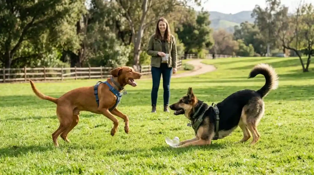 Dog Barking During Play