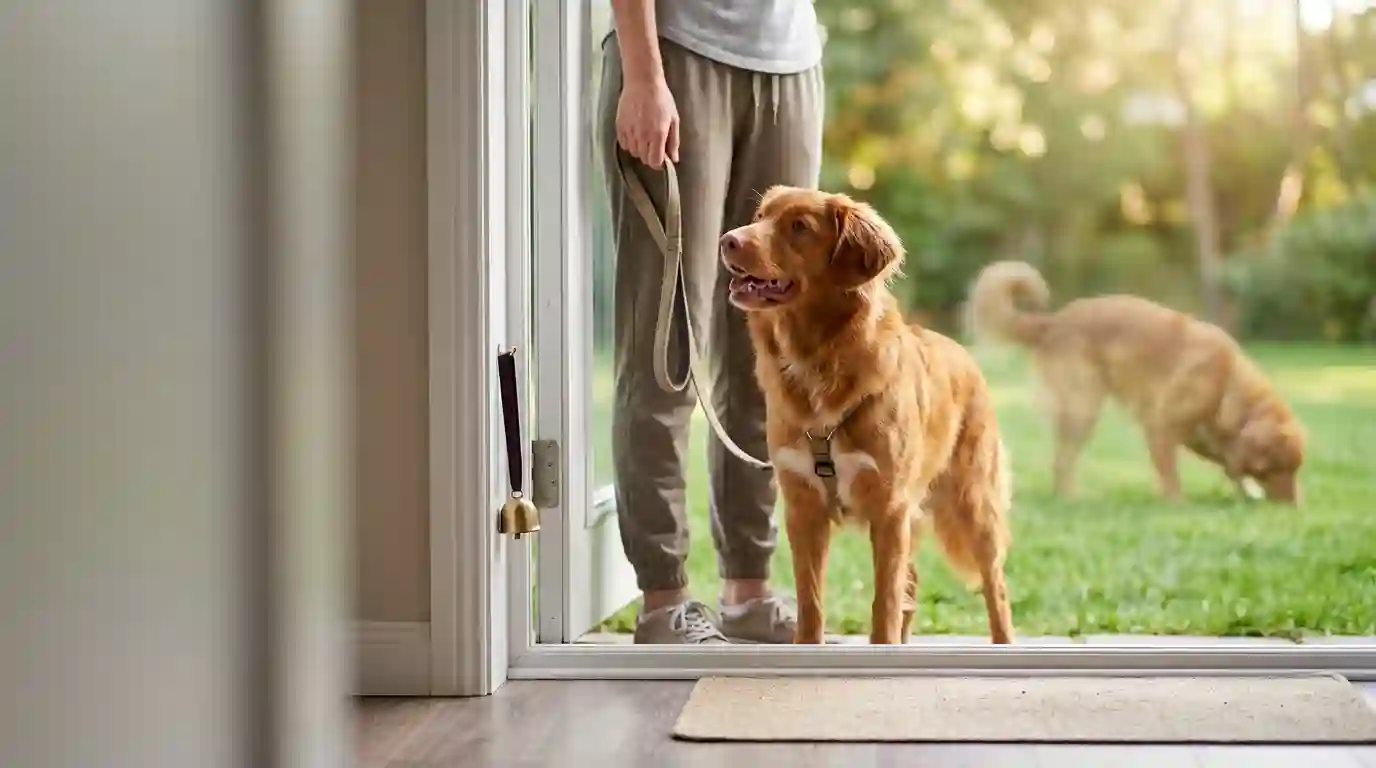 dog barks before pooping