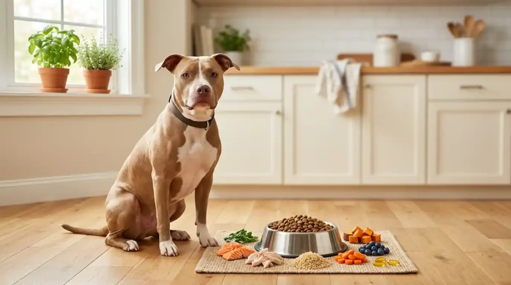 what's a good dog food for pitbulls